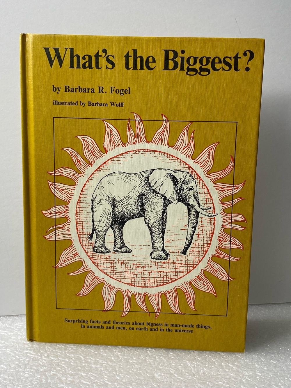 What's the Biggest? by Barbara R. Fogel 1966
Vintage Weekly Reader Hardcover